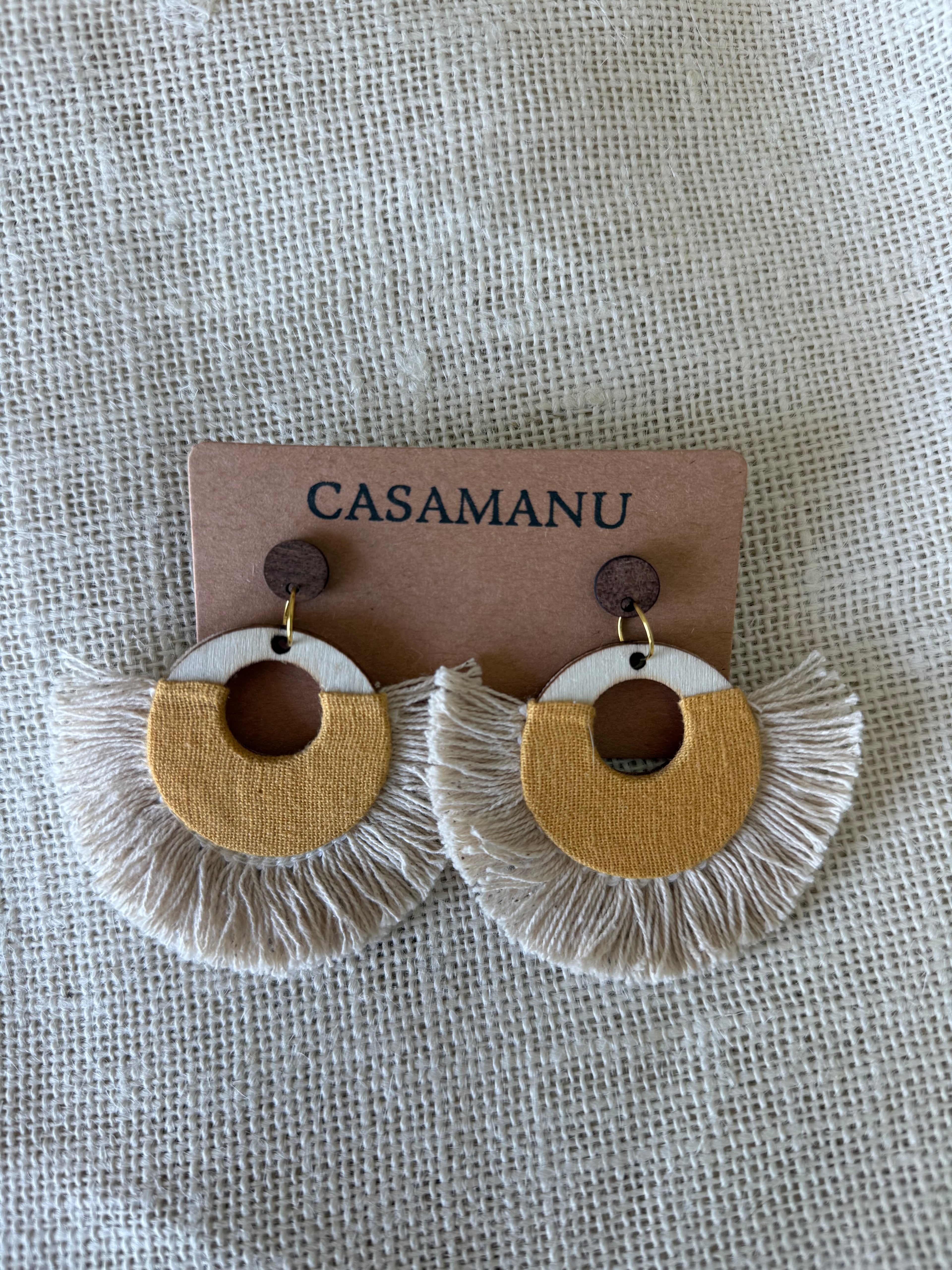 Linen Strings Earrings