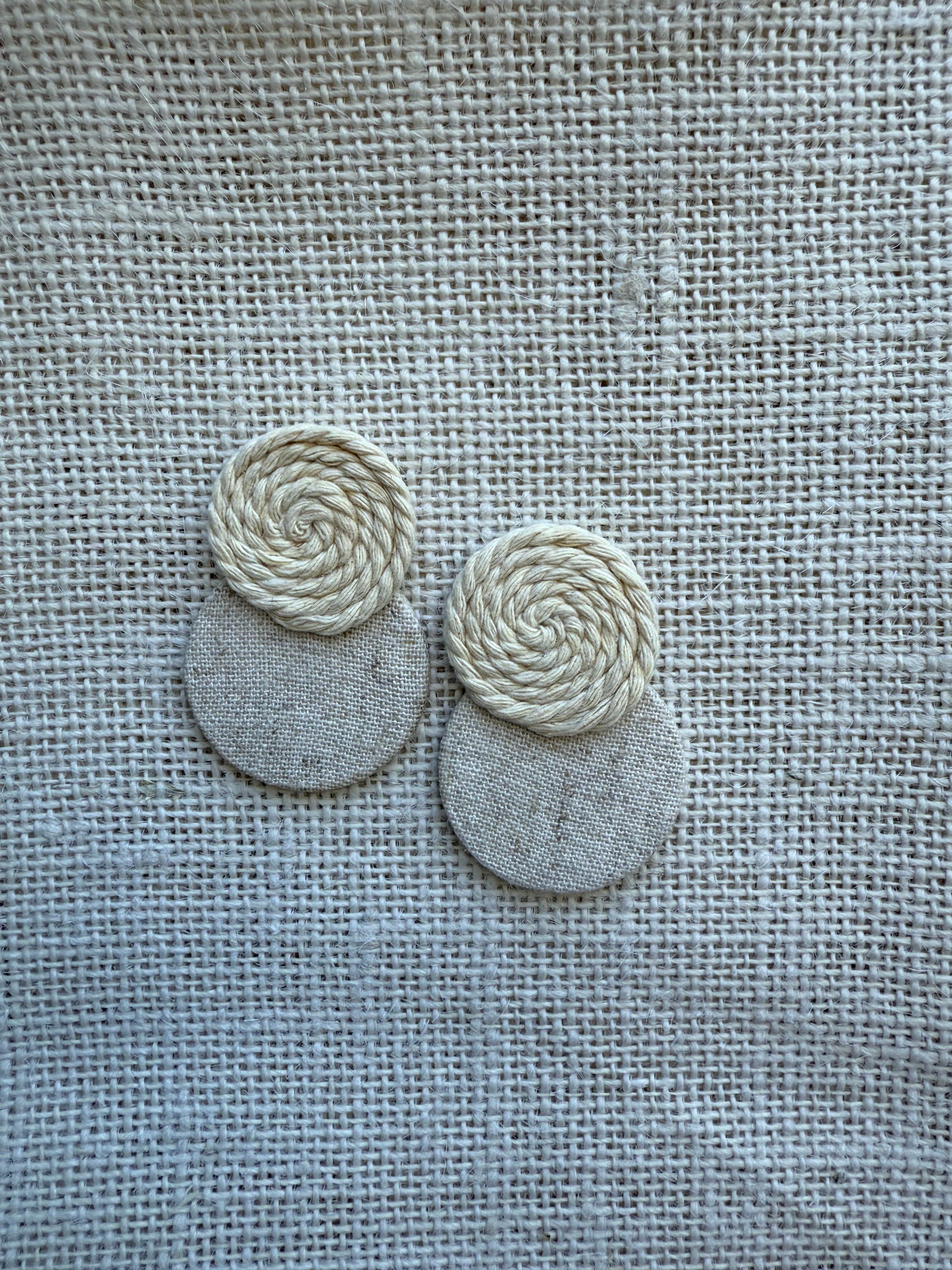 Linen Chorda Earrings