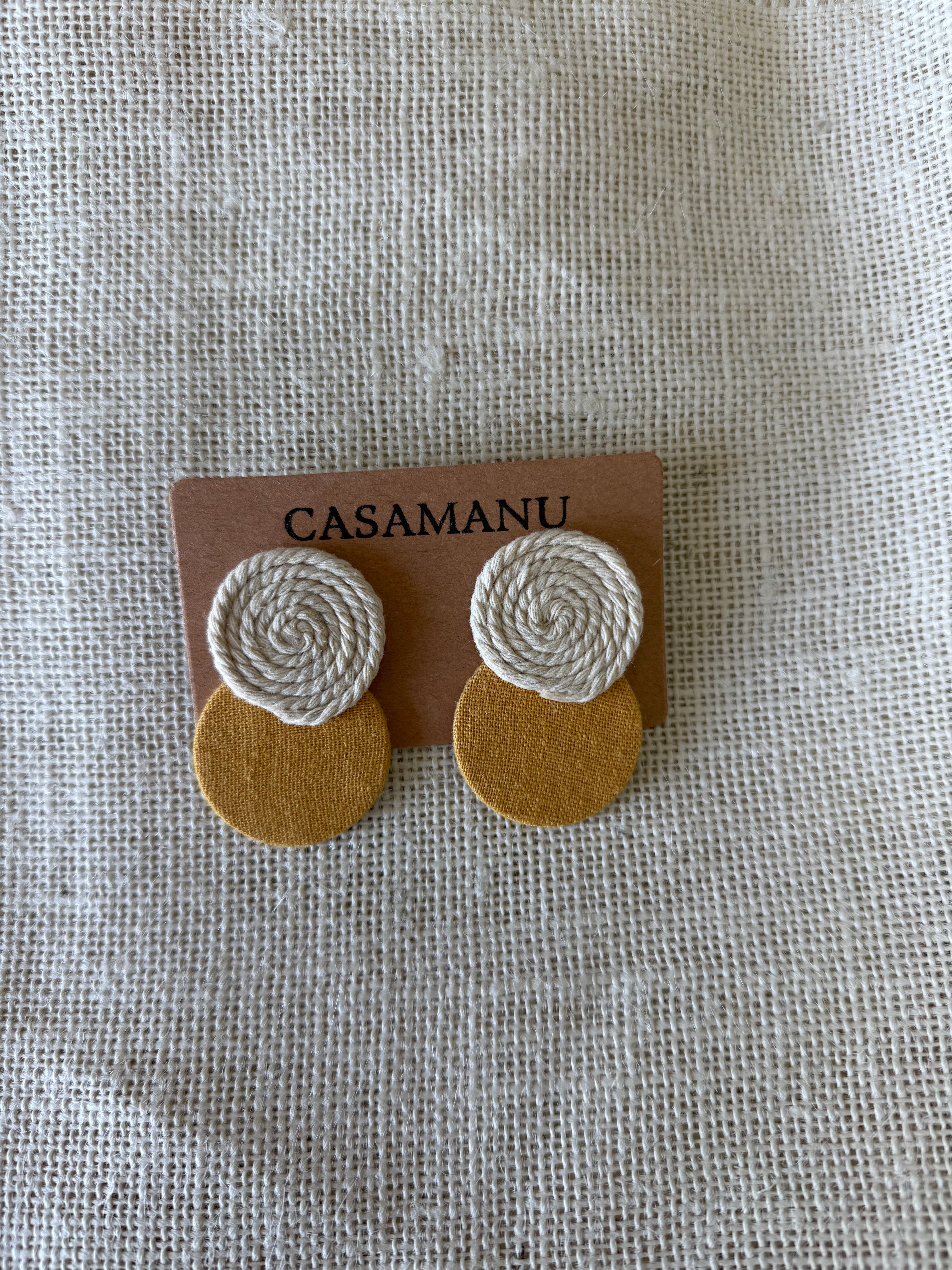 Linen Chorda Earrings